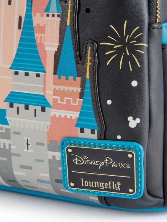 fantasyland castle mini-backpack by loungefly EXCLUSIVE DROP: Disney Parks Purple Sequin Mini Backpack Loungeflys Castle series has blessed us with some truly enchanting accessories Fantasyland Castle Mini-Backpack by Loungefly